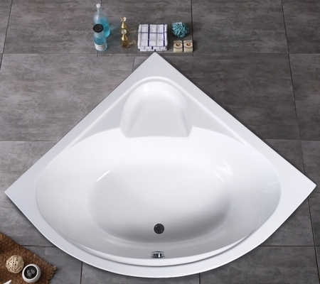 Simple Built in Panels Option Corner Acrylic Bathtubs for Free Replacement of Breakages
