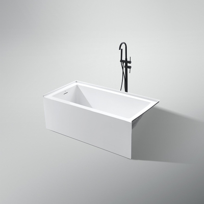 HA2007 Function Whirlpool Bathtubs Skirt Acrylic Bathtub with Tile Flange Topmount