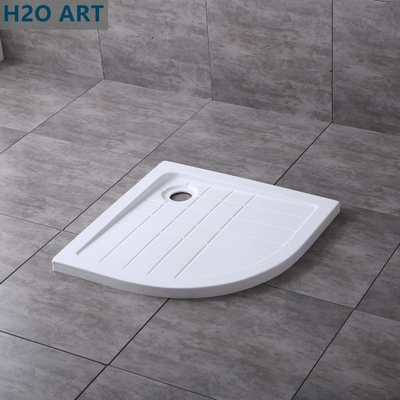 Single Color 800x800x45mm Corner Acrylic Shower Tray for Glass Cabinet Base Bath Tray