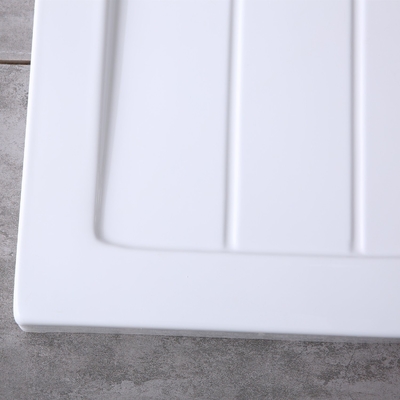 Single Color 800x800x45mm Corner Acrylic Shower Tray for Glass Cabinet Base Bath Tray