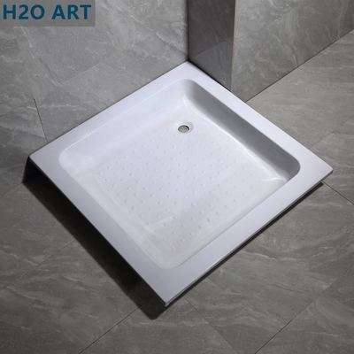 Under Tile Bath Single Color Acrylic Shower Tray with 50mm Diameter Waste Hole at Prices