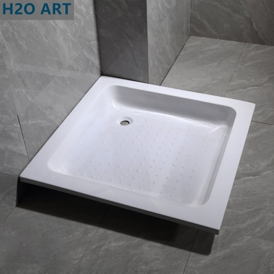 Under Tile Bath Single Color Acrylic Shower Tray with 50mm Diameter Waste Hole at Prices