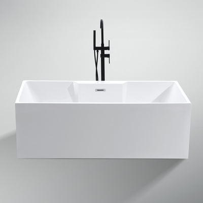 Customized Hand Control Popular Design Luxury Acrylic Freestanding Bathtub Narrow Rim