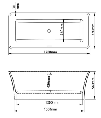 Customized Request Standard Acrylic Freestanding Bathtub Bulking Loading for Option