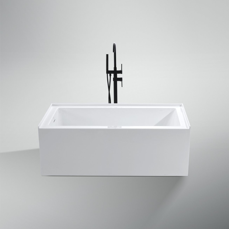 HA2007 Function Whirlpool Bathtubs Skirt Acrylic Bathtub with Tile Flange Topmount